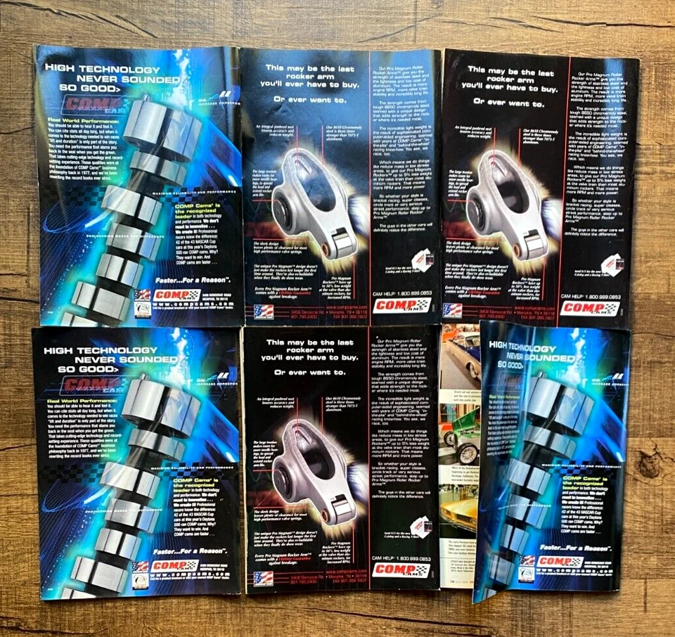 6 Street Rod Builder Magazine Lot 2003 Hot Rod Car Classic Drag Racing + Posters - Image 2 of 4