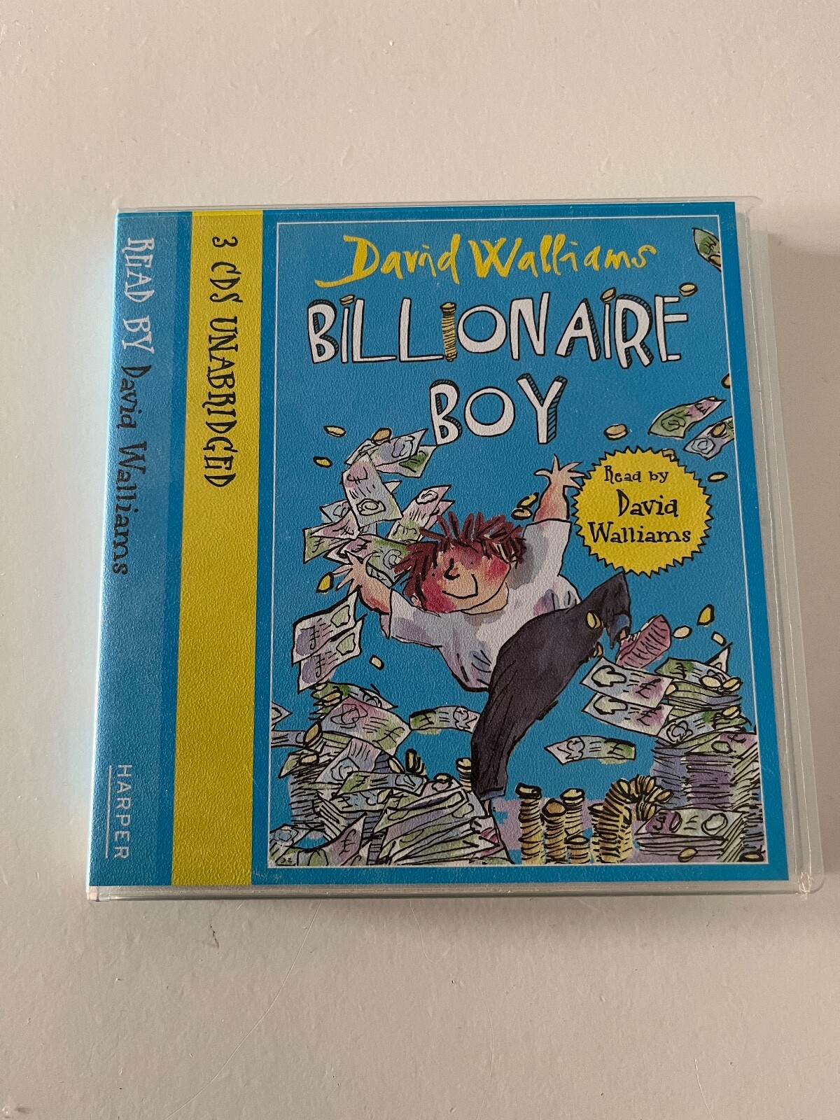 Billionaire Boy by David Walliams (Audio CD, 2011) Audiobook 3CDS Complete Harpe