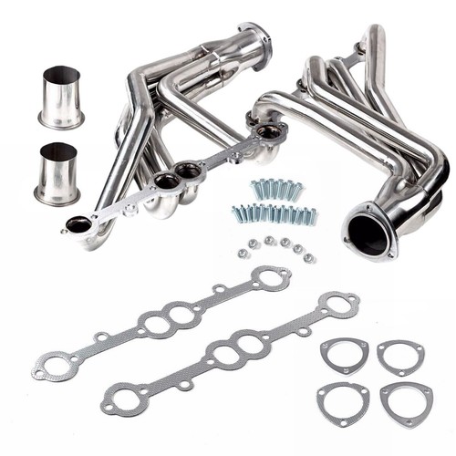 Stainless Manifold Headers Fit 64-74 Chevy 283/302/305/307/327/350/400 Enginesdv - Picture 3 of 8