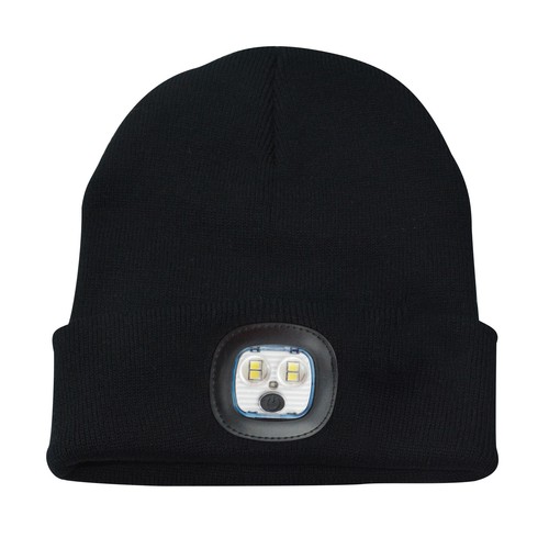 USB Recargable LED Gorro Gorra Invierno Hombres Mujeres Calentador Tejido Gorra Iluminar Sombrero EE. UU. - Imagen 15 de 17