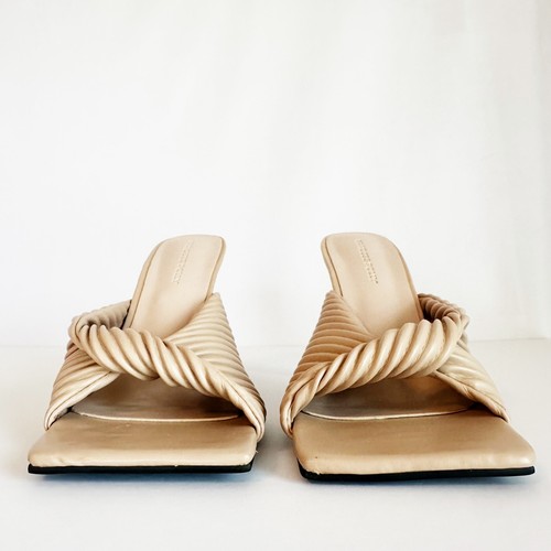 NEW Princess Polly Cortes Heels Sandstone Nude Square Toe Size 8 Y2K Party - Picture 5 of 12