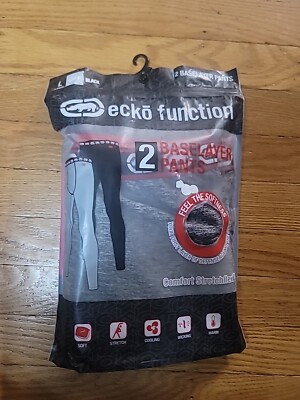 MENS Ecko Function  Base Layer 2 Pants Comfort Stretchflex Polyester NEW