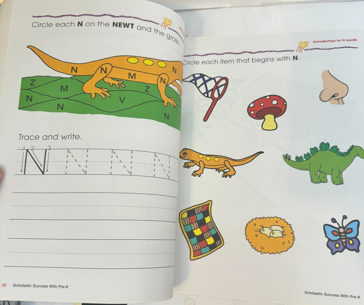 Scholastic Success with Pre-K Workbook 2016 VG | eBay