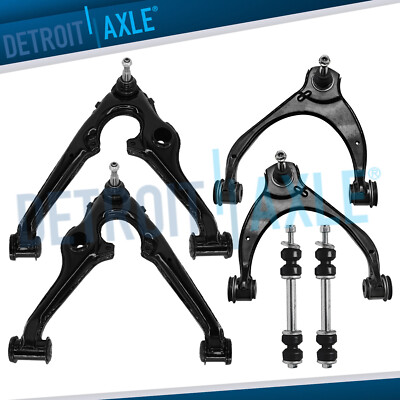 Front Upper Lower Control Arms Ball Joints Sway Bars for Silverado Sierra 1500