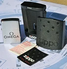 Very Rare Original Zippo Lighter for Omega New from Collectors with Box