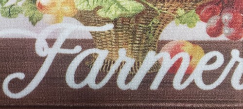 Printed Nylon Kitchen Rug (nonskid back)(18"x30") FARM FRESH FRUITS BASKET, AL - Picture 17 of 24