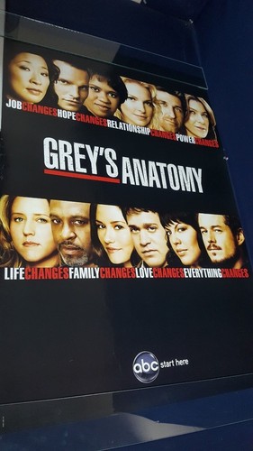 Grey's Anatomy :Changes 2007 ABC TV Promo Poster Ellen Pompeo 27X40