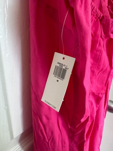 NWT Old Navy Tie-Back Maxi Slip Dress for Women Size Medium Pink - Picture 6 of 7