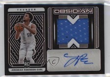 2021 Panini Obsidian Rookie Jersey 94/99 Jeremiah Robinson-Earl #205 Auto 19fe