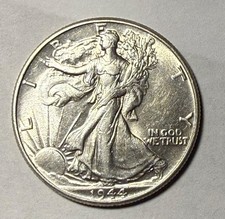 Mezzo dollaro 1944 Walking Liberty - cursore ben tenuto