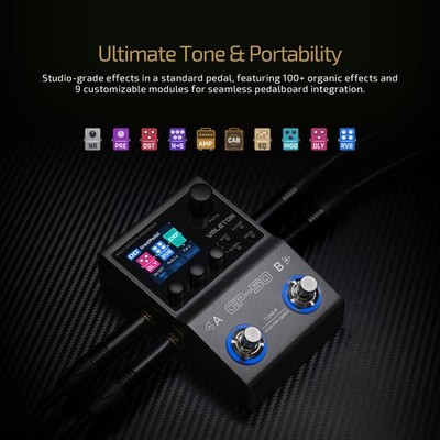 Valeton GP-50 Multi-Effects Processor | NAM & IR Loader for Guitar