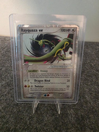 2006 Pokemon Rayquaza ex 039 Nintendo Black Star Promo Holo Rare DMG