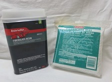 Bondo Fiberglass Resin Repair Kit 422 28.8 fl oz Resin .37 Hardener 8 sq ft Mat
