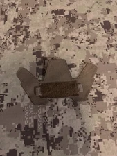 RARE ECH Helmet NVG Retention Board Hook Loop Patch MARSOC High Cut CIF Turn In