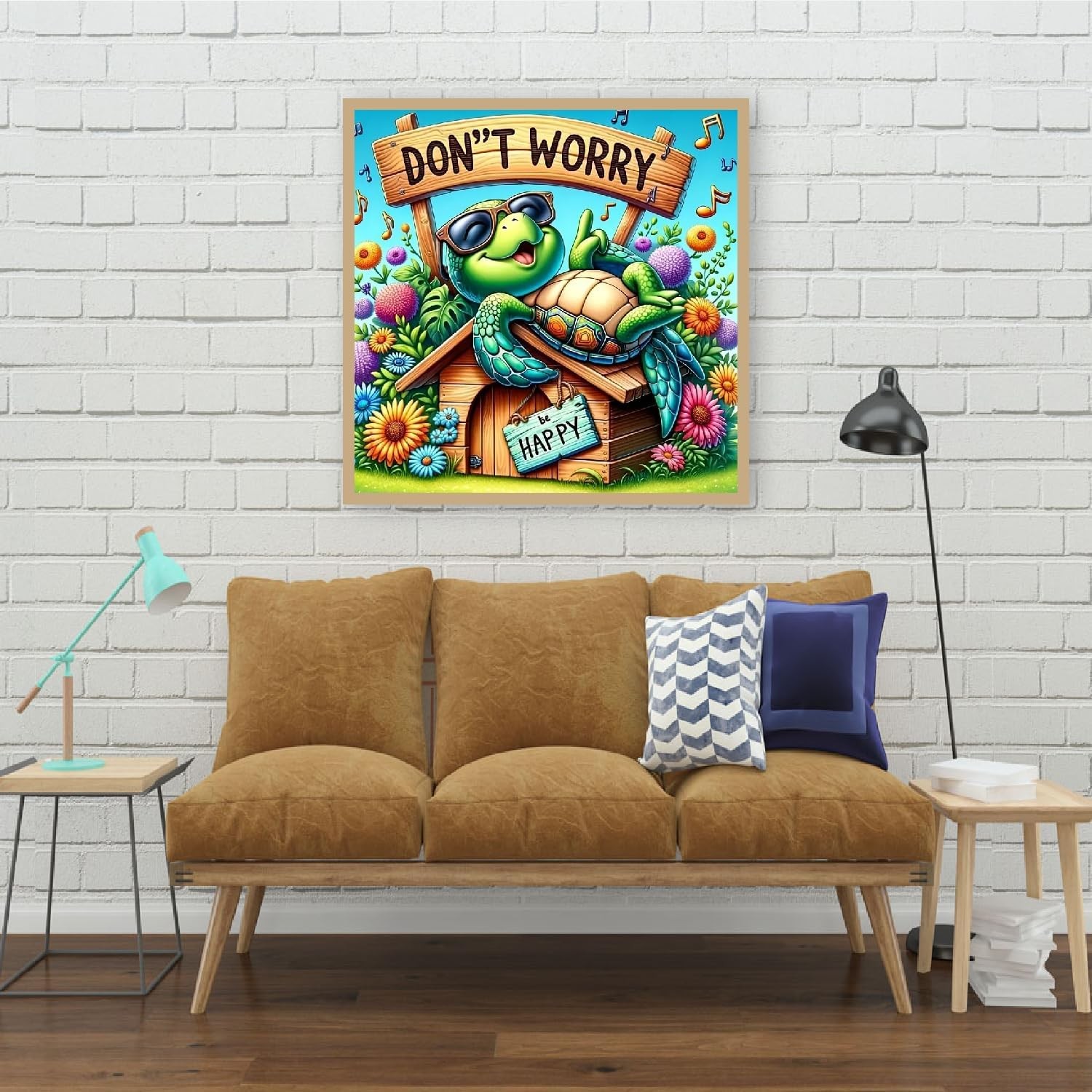 Sea Turtle Diamond Art Painting Kits for Adults, Full Drill Diamond Dots Paintin