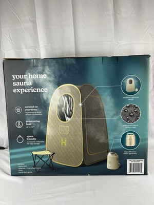 Homedics Saunazen Portable Steam Sauna Simple Setup Collapsible SP-SN300