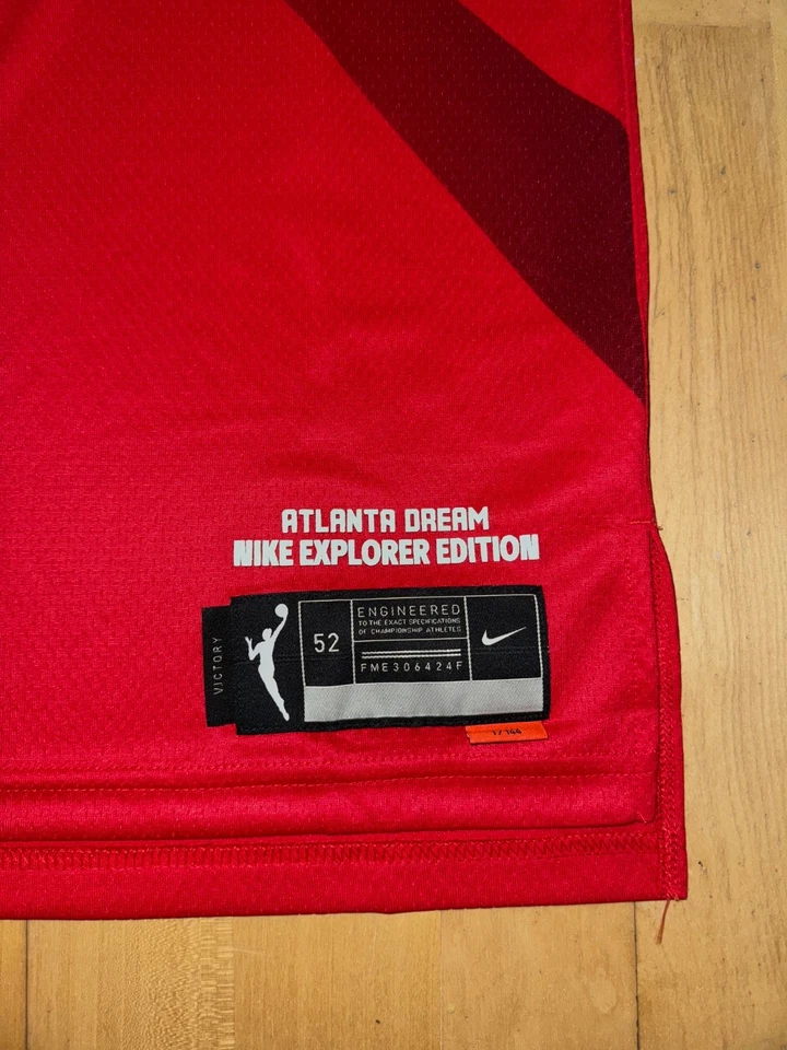 New Women's Nike WNBA Atlanta Dream McDonald Basketball Jersey DC9566-660 Sz XL - Image 3 of 4