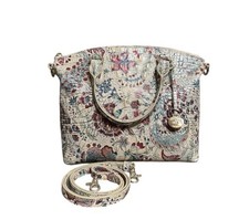 Borsa a tracolla Brahmin Floral Brocade Melbourne Duxbury Croc goffrata 2 vie manico superiore