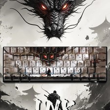 129 Key PBT Keycaps Cherry Profile Dye-Sub Shine Through for MX Gaming Keyboard