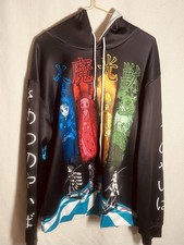 Demon slayer Nezuko and Tanijiro Long Sleeve Hooded Sweatshirt Men  s Large.
