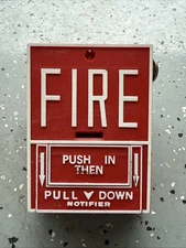 Notifier BGX-101L Fire Alarm Addressable Pull Station w/ MMX-101 (No Key)