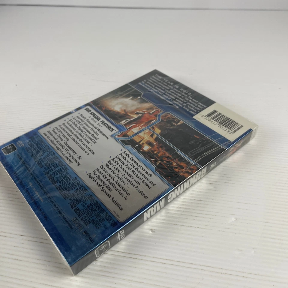 The Running Man (1987) New & Sealed (Region 4) Arnold Schwarzenegger - Image 3 of 4