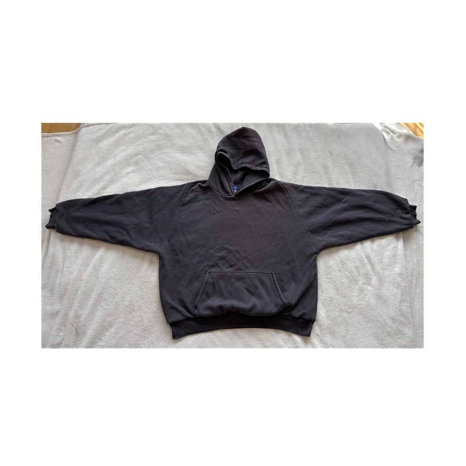 Yeezy Gap Logo Shrunken Hoodie Black Size XXL – Excellent Condition - Bild 1 von 4