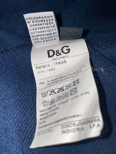 D&G Dolce & Gabbana Vintage Track Jacket Basketball Size L Authentic image 9