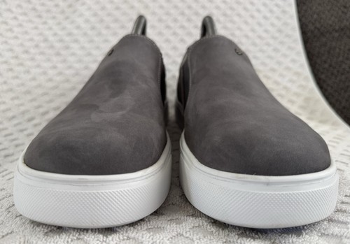 Zapatos sin cordones Finn Comfort Clayton gris nobuck Reino Unido 9 EE. UU. 9,5 venta al por menor $368 Alemania - Imagen 4 de 13