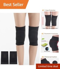 Unisex Lightweight Knee Protection Pads for Sports - Breathable, Soft, Size L