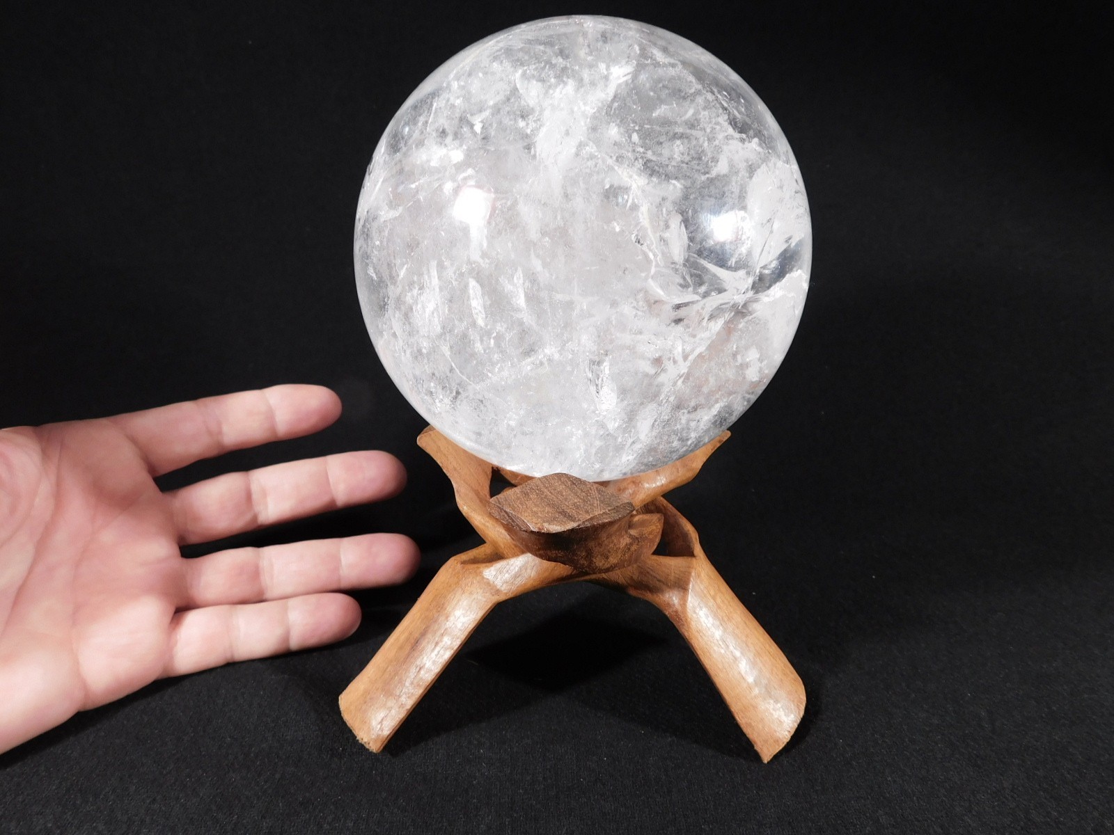 Solid WOOD Folding Handmade Display or SPHERE Stand