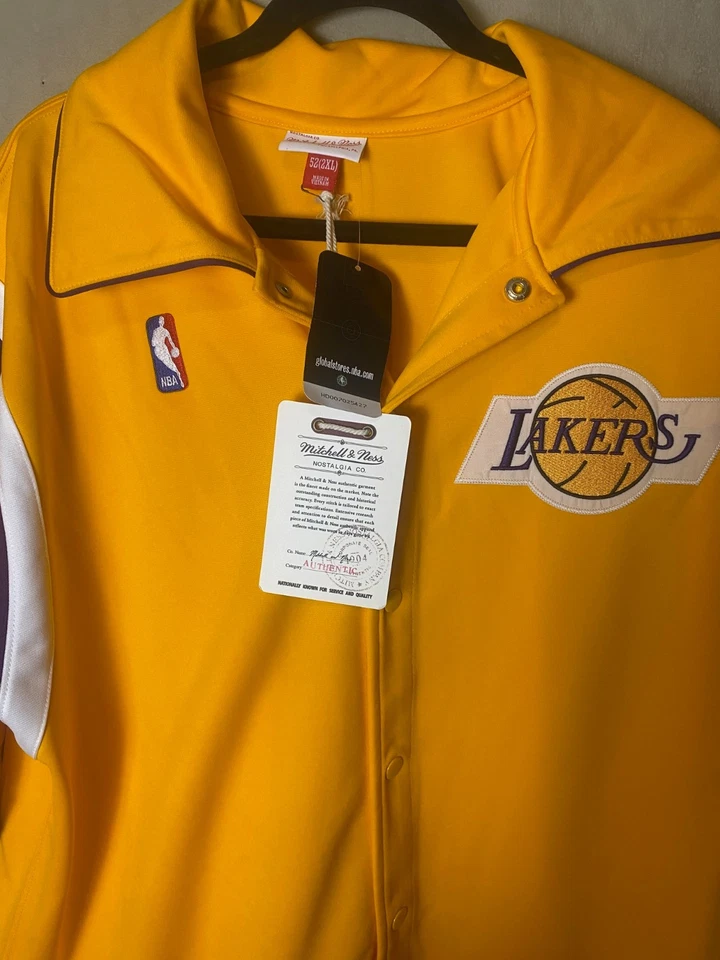 De colección Nuevo con etiquetas-LOS ANGELES LAKERS Kurt Rambis Mitchell & Ness 1984-85 Calentamiento Talla 2XL Foto 2 de 4