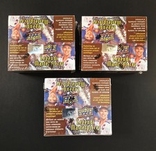 2008 Upper Deck Legends Masterpieces Hockey Boxes (3) 288 Cards Autos & Inserts