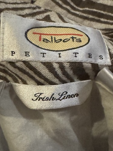 Talbots Petites 100% Irish Linen. Women’s Size: 14 Skirt. W/100% Cotton Lining. - Picture 7 of 8
