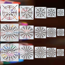 15 Pieces Mandala Dot Painting Stencils Set, Reusable Mandala Template