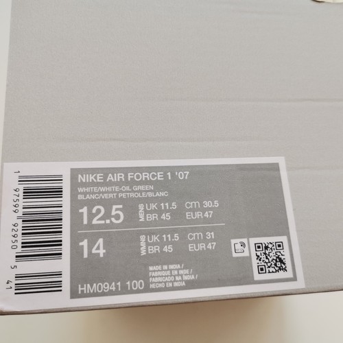 Nike Air Force 1 07 Men's Trainers HM0941 100 UK 11.5/ EUR47 - Picture 6 of 6