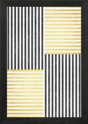 Minimalistische Linien 01 Gerahmtes Wandbild Poster Leinwanddruck Bild