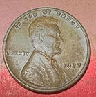 1927S US LINCOLN CENT! Lower Mintage! San Francisco Mint! XF! SHARP! Old Coins!