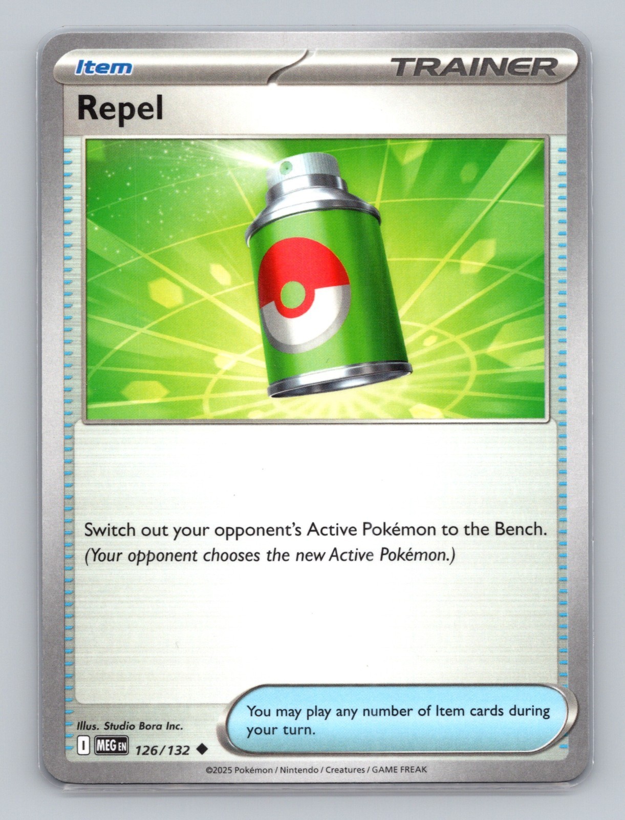 Repel 126/132 Uncommon Mega Evolution MEG EN Pokemon Base Set TCG