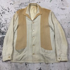 Vintage 40s 50s 2 Tone Gabardine Hollywood Blazer Jacket Mens Medium Rockabilly