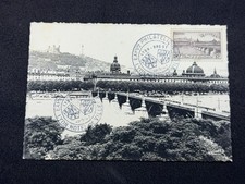 Carte Postale Maximum No. 450 1943 Lyon France