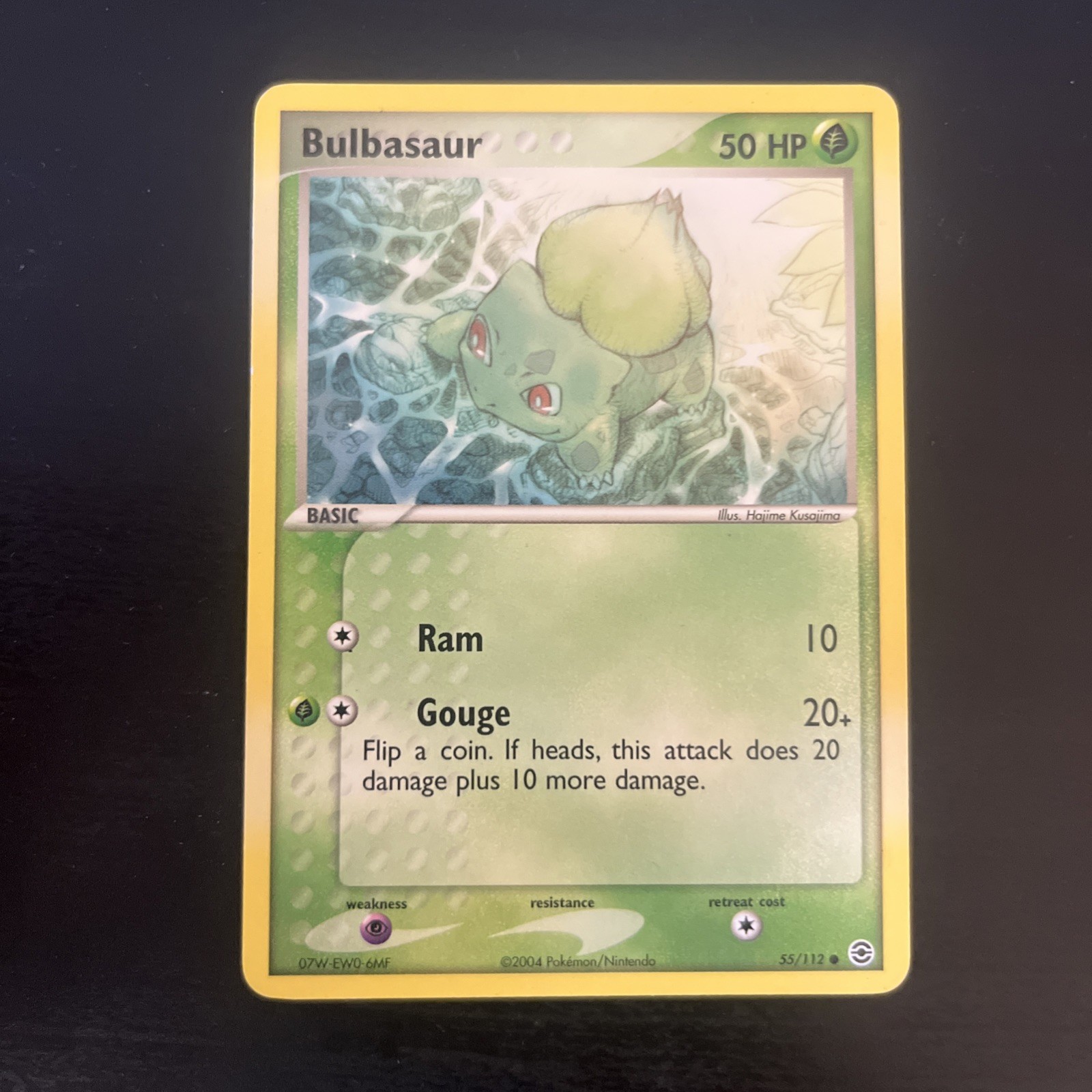 Bulbasaur 55/112 FireRed & LeafGreen Common Pokemon TCG 2004 - LP