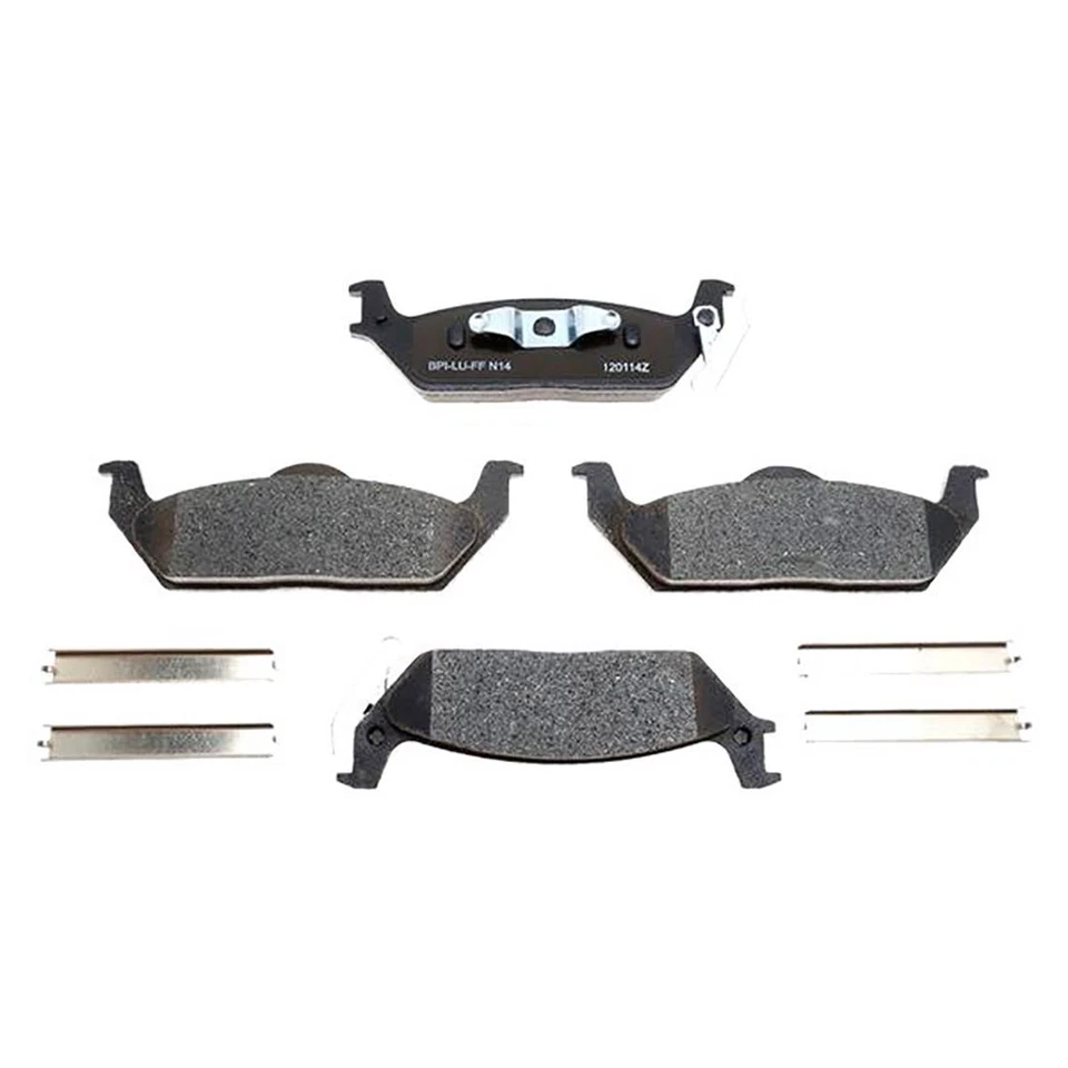 Rotores de freno traseros + pastillas de freno de cerámica y herrajes para Ford F-150 2004 Foto 2 de 4