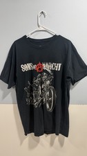 Sons of Anarchy T-Shirt Mens L Black Grim Rea...