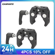 Universal Super Crab Clamp With Strengthened Screw Knob 1/4"-20 Mounting Point