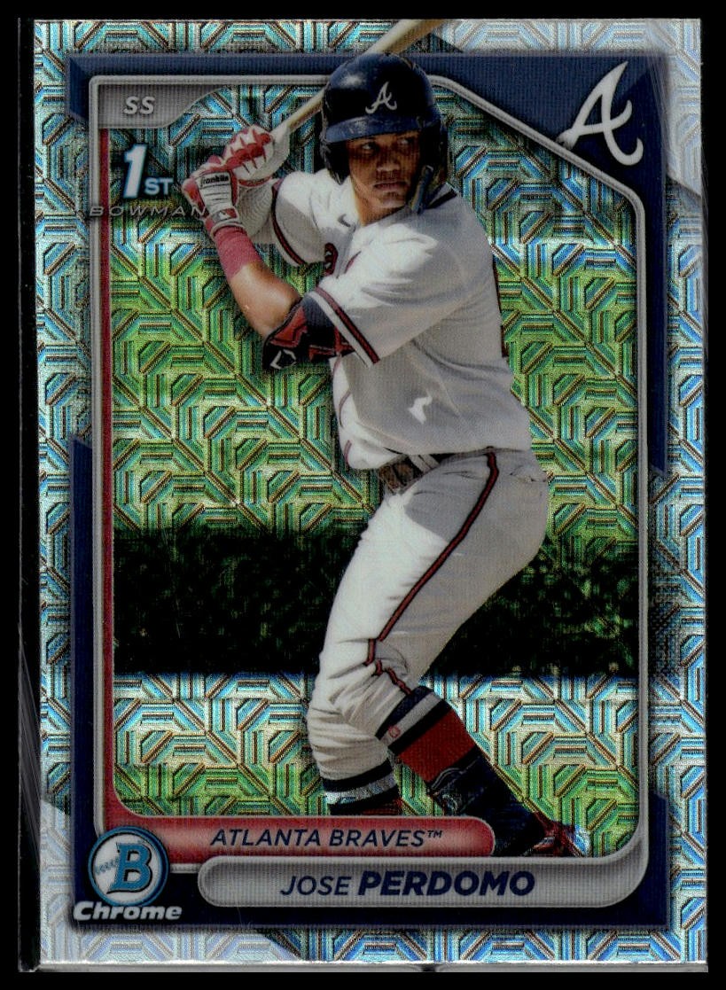 2024 Bowman Chrome Prospects Mojo Refractors #BCP-220 Jose Perdomo 1st Bowman