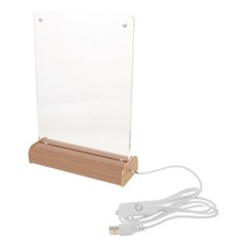 Picture Frames for Desk Acrylic Sign Holders Clear Tabletop Menu Stand