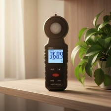 Accurate Lux Meter with LCD Display - Ideal for Indoor Gardening Photography