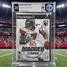 Madden NFL 2004 • WATA 9.8 A+ • Vick Falcons PSA • PlayStation 2 • Not VGA/CGC