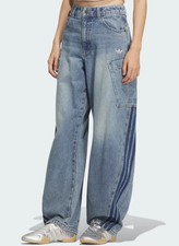 NWT adidas Originals Denim Pants Women's Jeans KR2628 Genuine No Tariffs In US